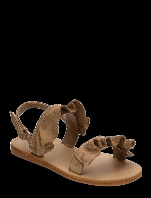 Mango | Sandals With Ruffle Straps | 23