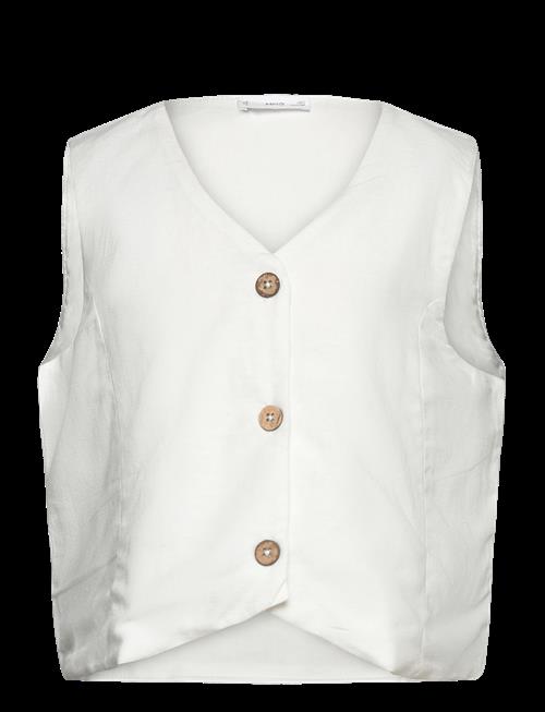 Mango | Cropped Waistcoat With Buttons | 122