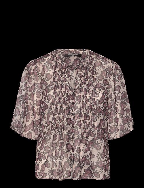 French Connection | Elyse Hallie Crinkle Ss Top | 36
