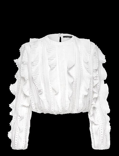 French Connection | Annika Lace Frill Top | 36