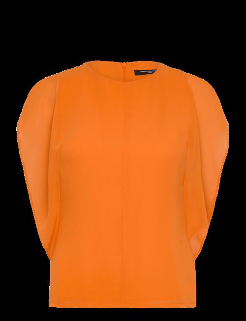 French Connection | Eden Georgette Flutter Slv Top | 34