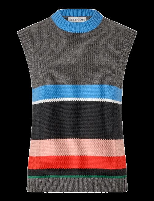 STINE GOYA | 2421 Chunky Cotton Wool, Crewneck V | M