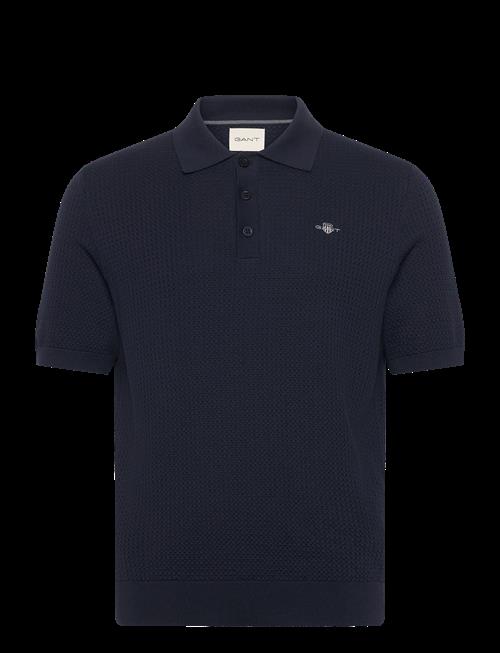 Gant | Textured Cotton Ss Polo | XL