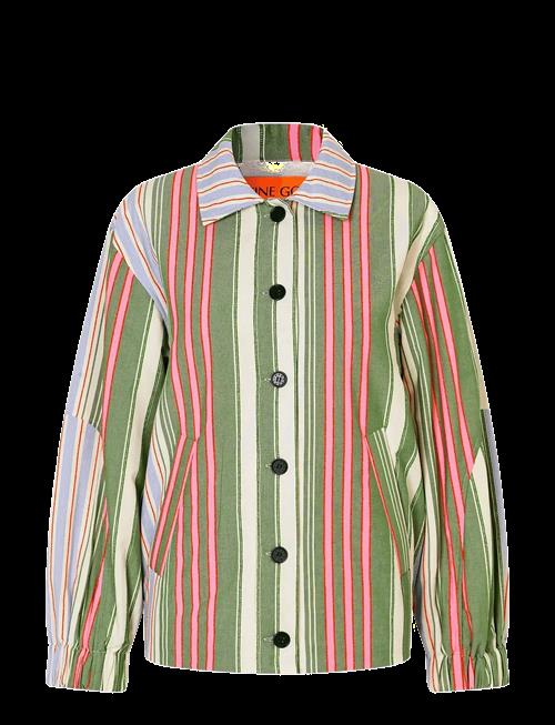 STINE GOYA | 2363 Striped Cotton, Oversized Util | M