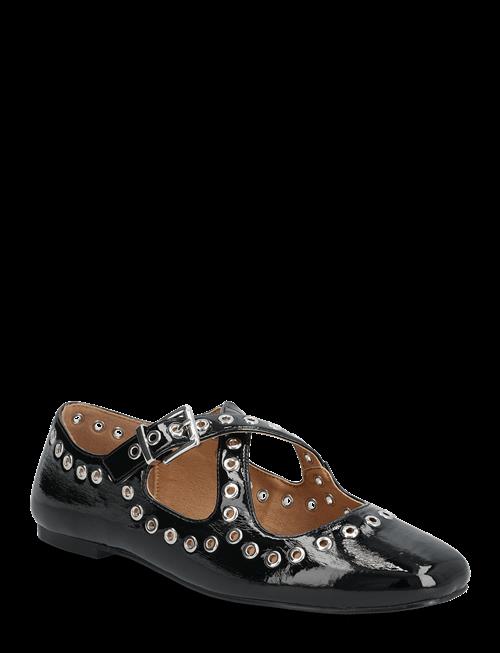 Bianco | Bialilja Cross Mary Jane Studded Faux Leather | 39
