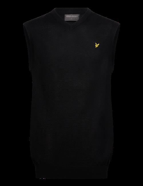 Lyle & Scott Sport | Merino Blend Knitted V-Neck Vest | S