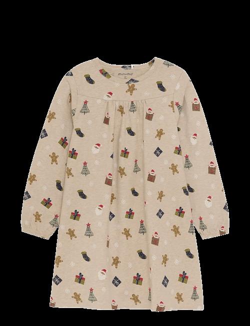 Minymo | Nightdress Ls Aop | 128