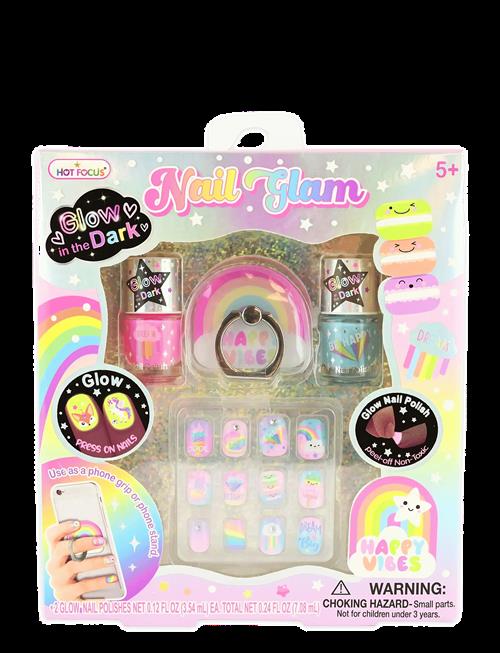 Robetoy | Nail Glam Kit Polish And Press-On | ONE SIZE