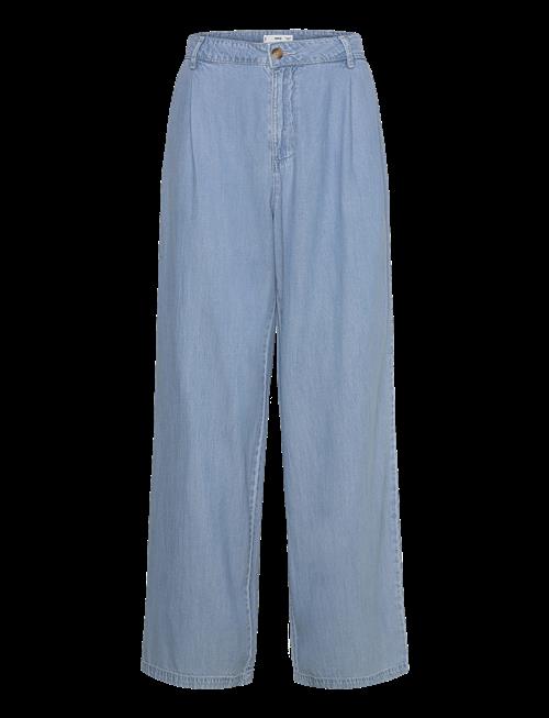 Mango | Wide Leg Lyocell Pants With Pleats | 34