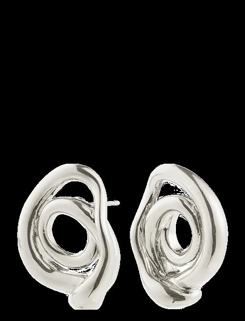 Pilgrim | Unfold Earrings Silver-Plated | ONE SIZE