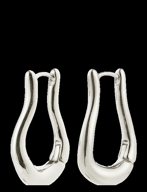 Pilgrim | Unfold Hoops Silver-Plated | ONE SIZE