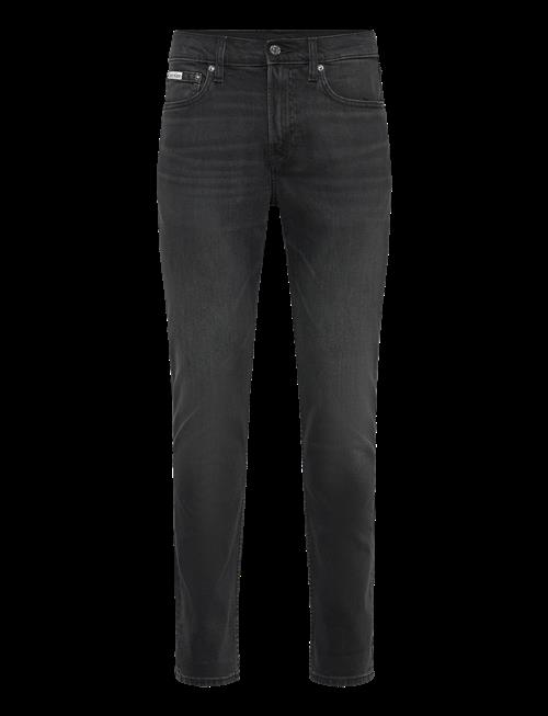 Calvin Klein Jeans | Slim Taper Black Oil Slick Jean | 33 x 34
