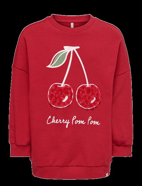 Kids Only | Kmgcherry L/S Ovz Oneck Printed Ub Swt | 98