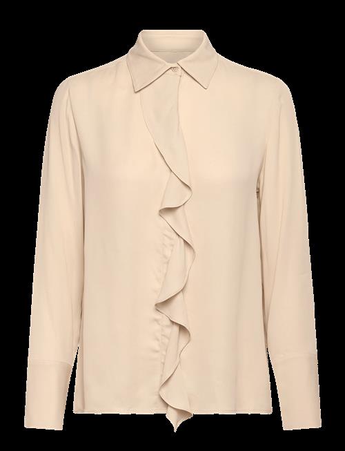 Gant | Reg Crepe Viscose Ruffle Blouse | 38