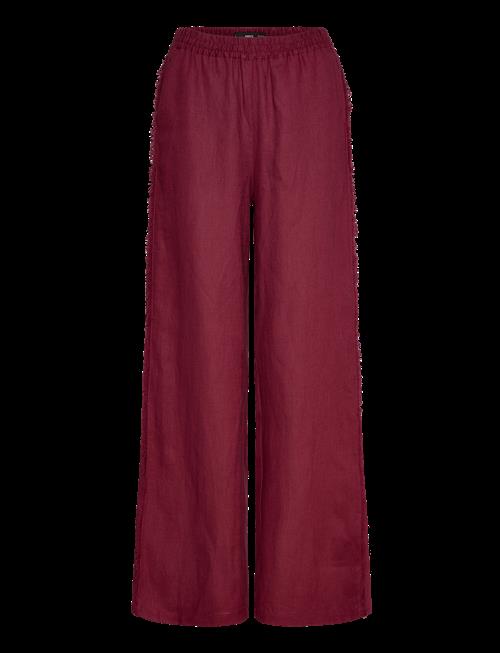 Mango | Linen Suit Trousers With Frayed Ends | M
