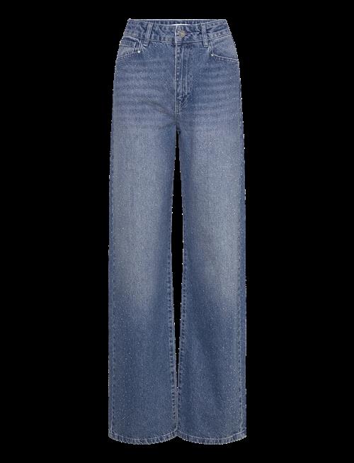Dante6 | Dante6-Nuit Rhinestone Wide Leg Jeans | 29