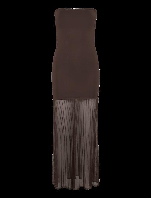 Malina | Isola Drop Waist Sheer Knitted Dress | S
