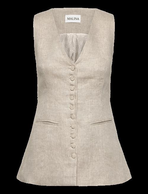 Malina | Cielo Linen Vest | 36