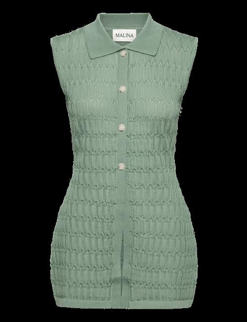 Malina | Hele Long Structure Knitted Vest | XS