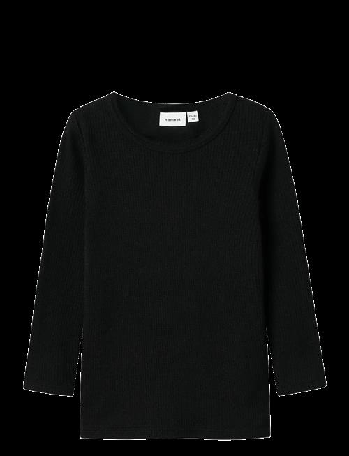name it | Nmnwax Wool Rib Ls Top Noos | 92