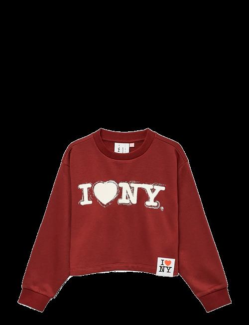 Vero Moda Girl | Vmnewyork Red Ls Short Sweat Jrs Girl | 134/140