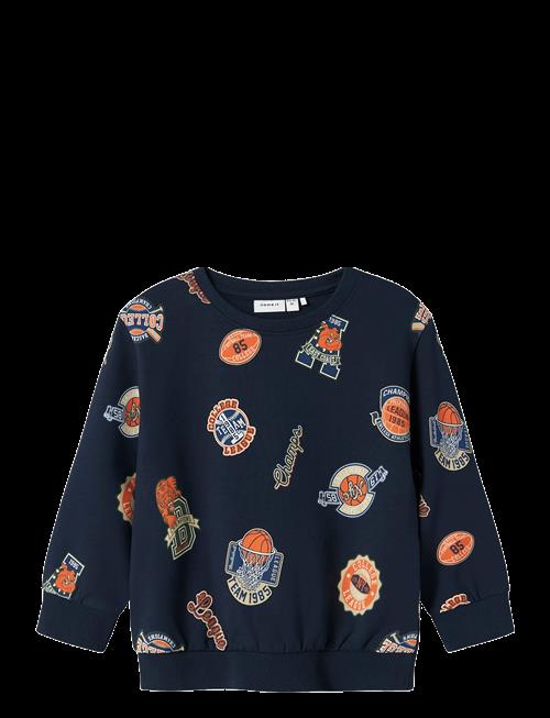 name it | Nmmleland Ls Nreg Sweat Box Bru | 98