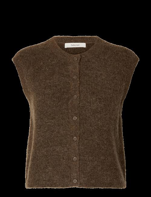 Selected | Slwlulu Sl Button O-Neck Vest Noos | XXL