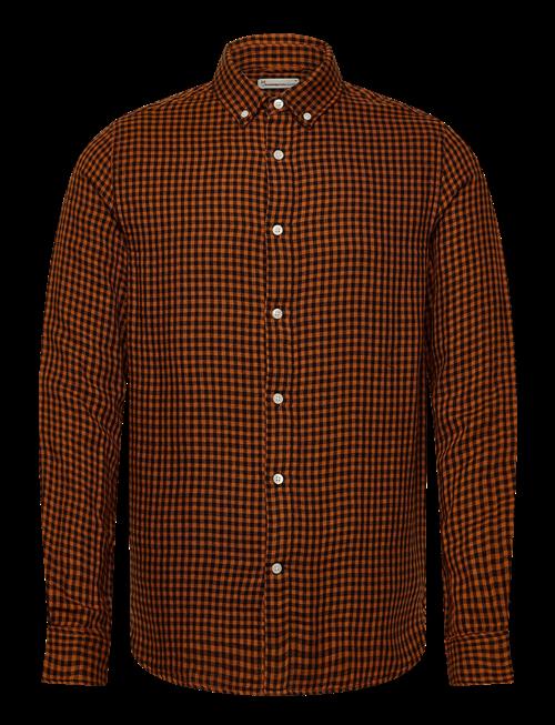 Knowledge Cotton Apparel | Organic Cotton Checked Shirt Gots | XL