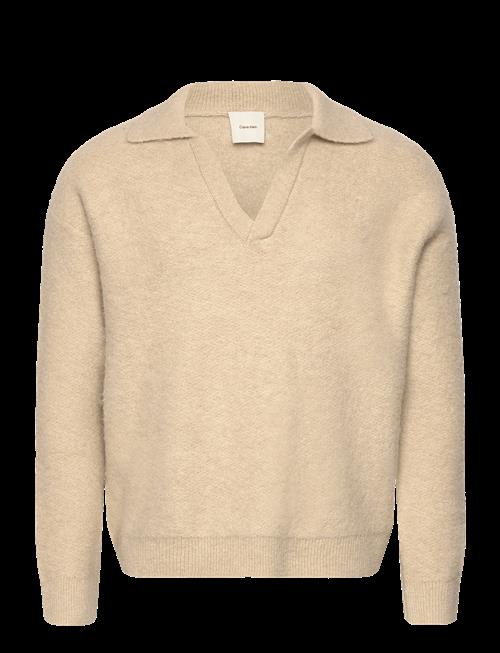 Calvin Klein | Ls Brushed Alpaca Johnny Collar | M