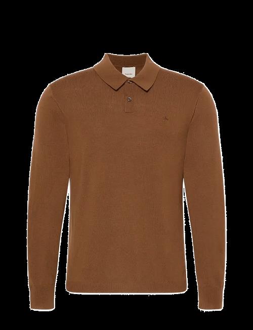 Calvin Klein | Ls 100 Merino Polo 14Gg | L