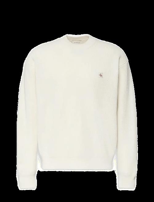 Calvin Klein Jeans | Ls Ez Cotton Waffle Crwnk Swtr 9 | XL