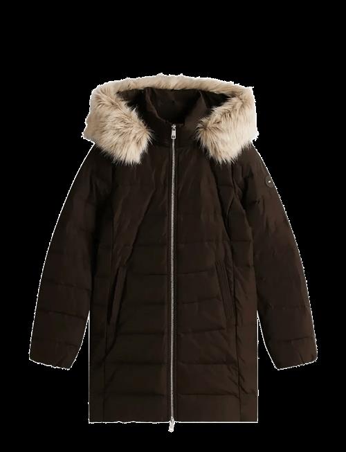 Tommy Hilfiger | Mw Down Slim Coat With Fur | XXL