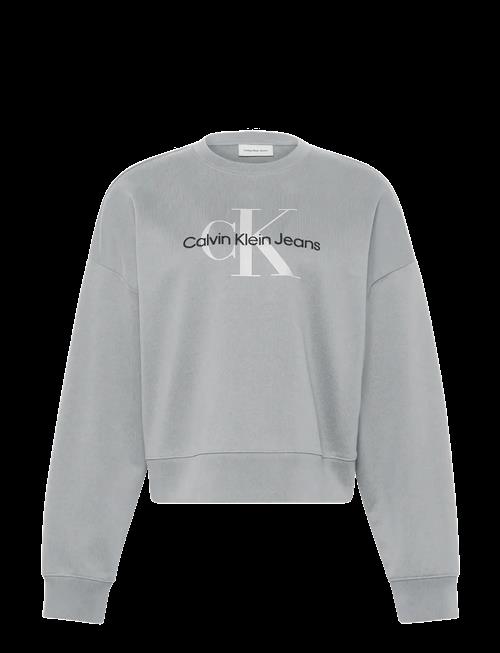 Calvin Klein Jeans | Ls Monologo Fr Terry Rlxd Crew | XXS