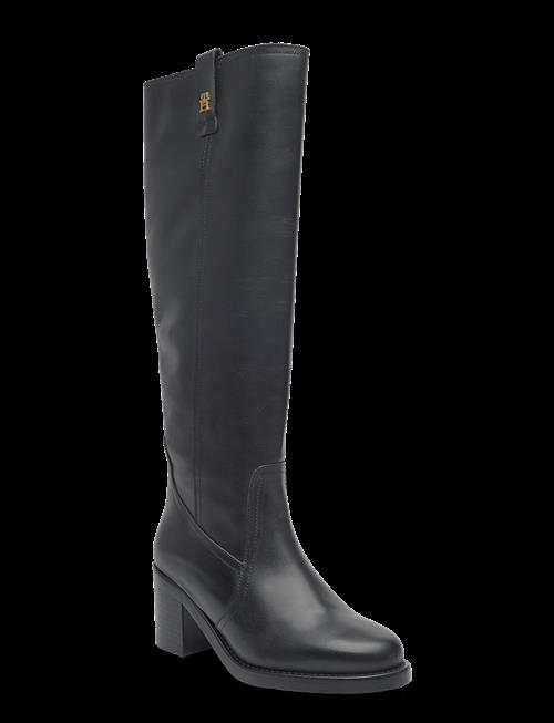 Tommy Hilfiger | Riding Lthr Long Boot Block Heel | 41