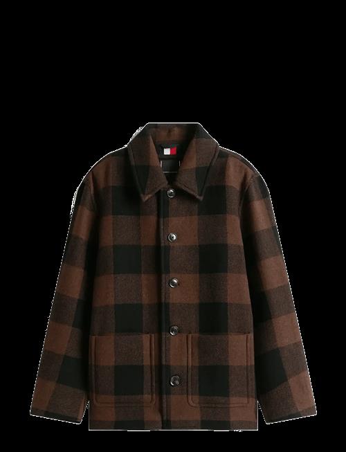 Tommy Hilfiger | Wool Dbl Face Check Chore Jkt | L