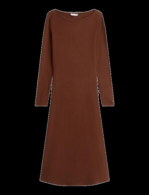 Tommy Hilfiger | 5X2 Rib Flare Midi Dress Ls | XXL