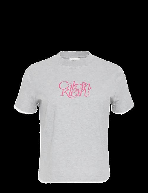 Calvin Klein Jeans | Ss Fitted Script Calvin Klein Te | M