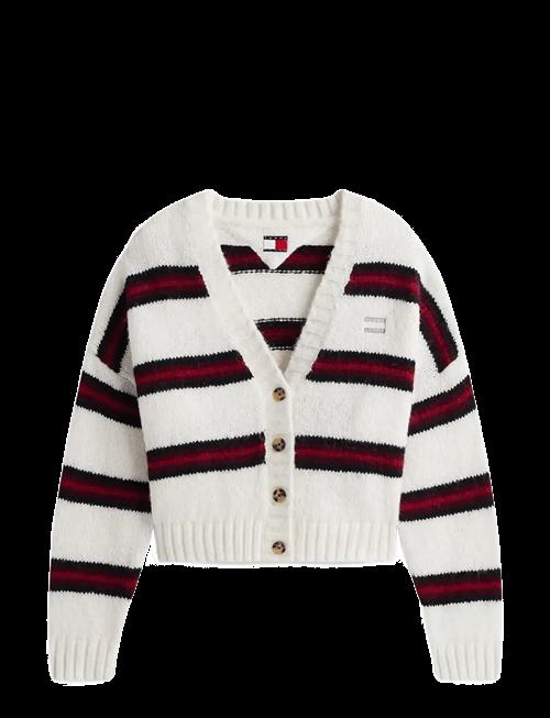 Tommy Jeans | Tjw Badge Stripe Fluff Cardi Ext | XL