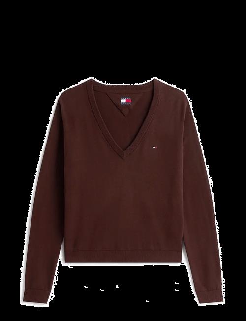 Tommy Jeans | Tjw Essential Vneck Sweater Ext | XL