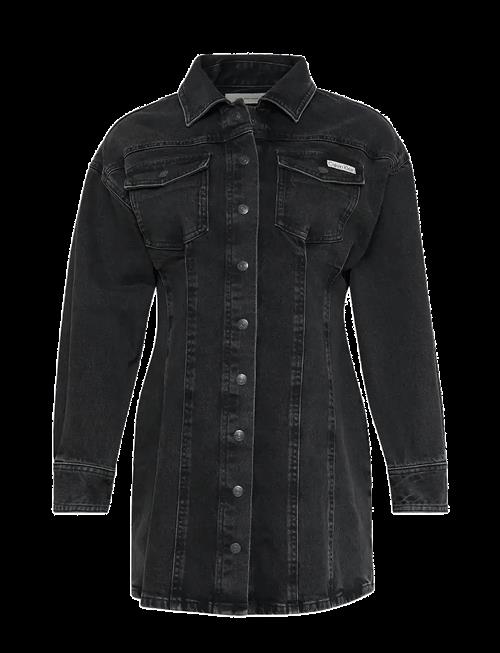 Calvin Klein Jeans | Ls Denim Mini Dress Ck Essential | XS