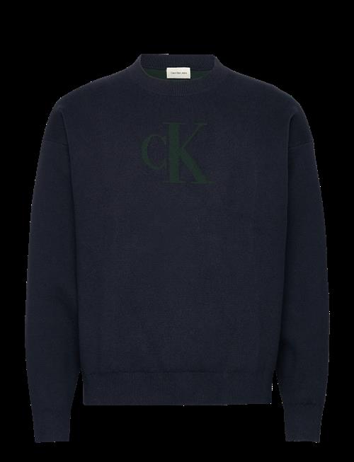 Calvin Klein Jeans | Ls Cttn Cashmere 3D Logo Crwnk S | L