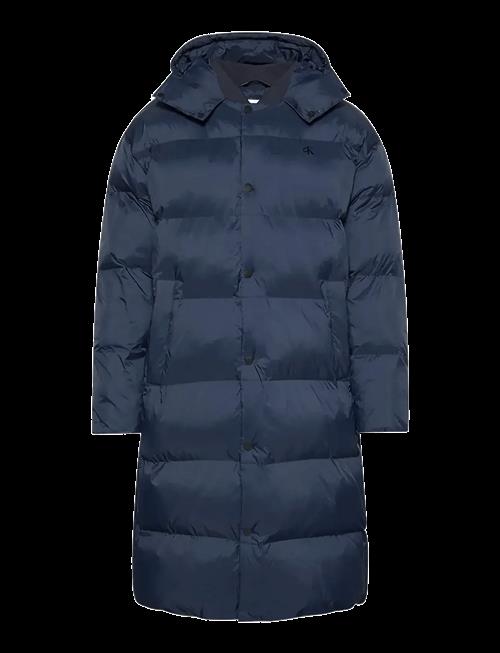 Calvin Klein Jeans | Ls Long Length Hooded Nylon Puff | M