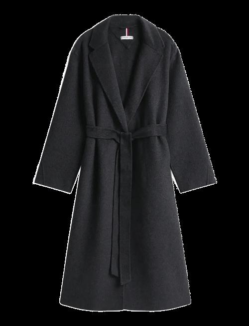 Tommy Hilfiger | Df Wool Reg Belted Maxi Coat | 42