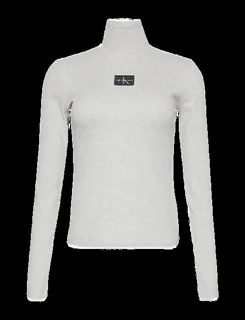 Calvin Klein Jeans | Ls Woven Label Turtleneck | XXS