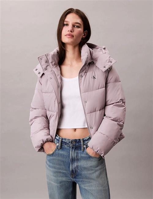 Calvin Klein Jeans | Matte Monologo Mw Short Puffer | XS