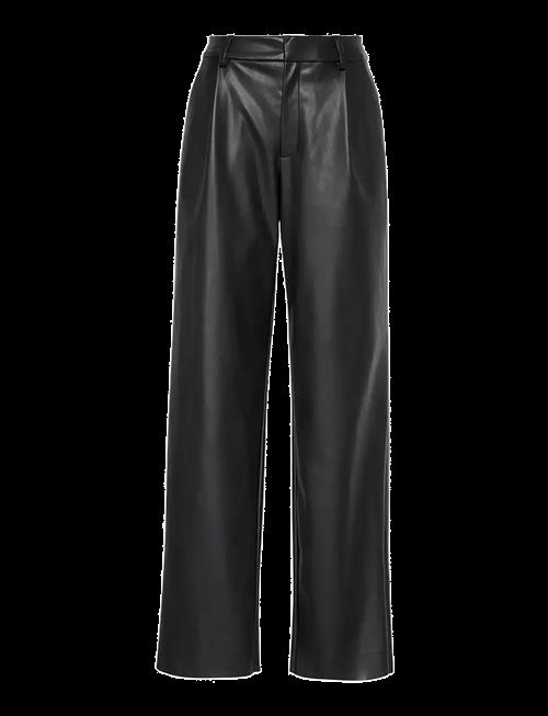 Calvin Klein | Faux Leather Pleated Trouser | 40