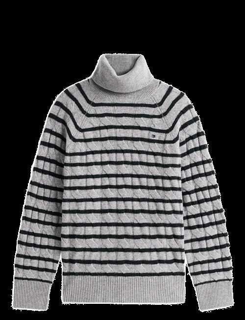 Tommy Hilfiger | Soft Wool Cable Roll-Nk Ls Swt | S