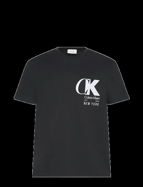 Calvin Klein | Ss 20S Eu Ck Overlap Graphic Tee | L