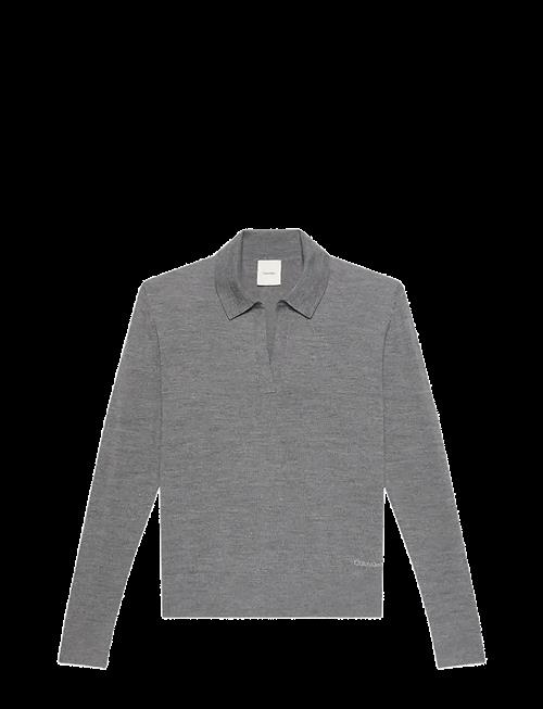 Calvin Klein | Ls Jny Extrafine Merino Swtr 14G | L