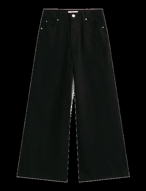 Tommy Hilfiger | Dnm Black 70S Wide Leg Hw | 32 x 30